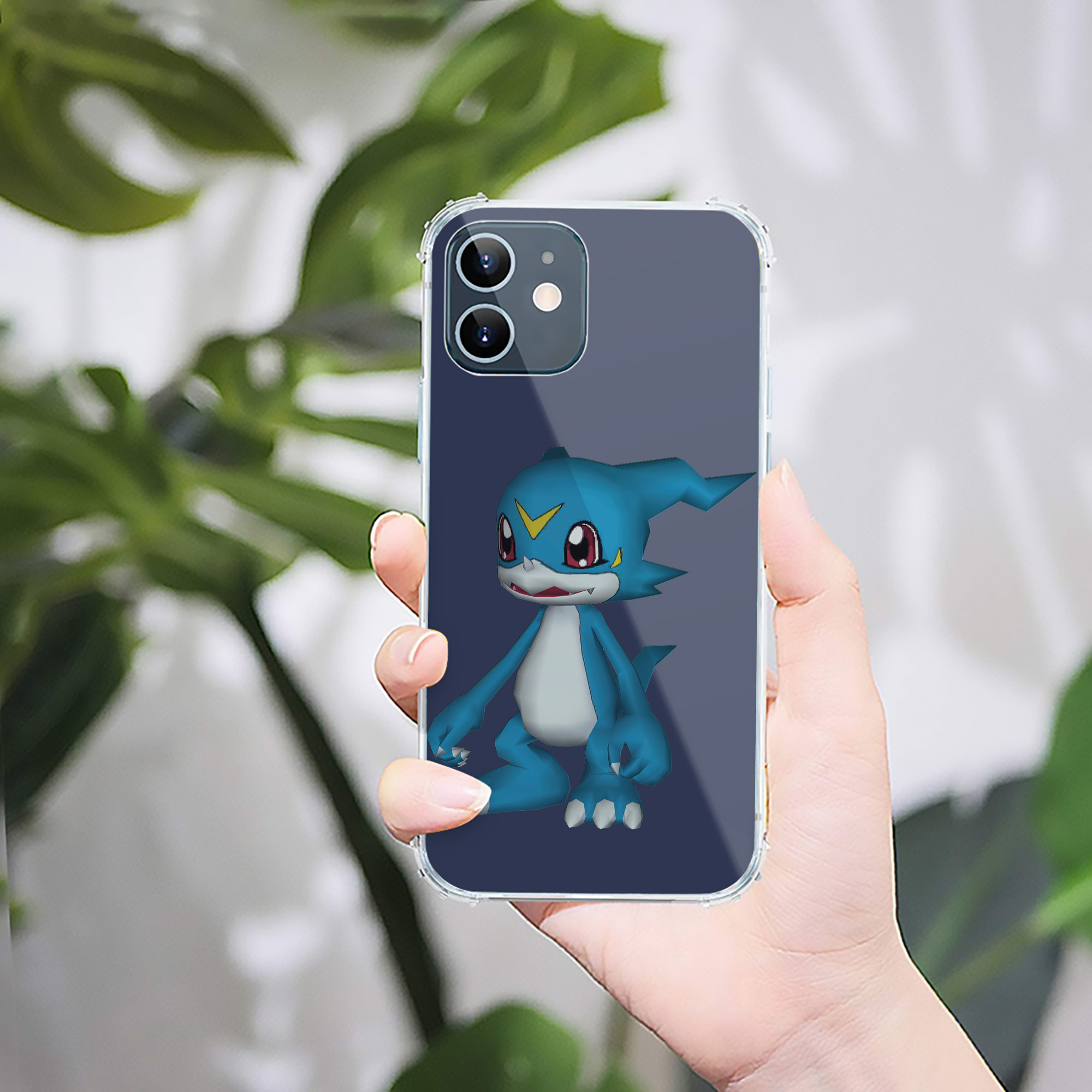 （画像用） Digimon デジタルモンスター/デジモン 【iPhone 12シリーズ対応】透明スマホケース（クリアソフトケース）